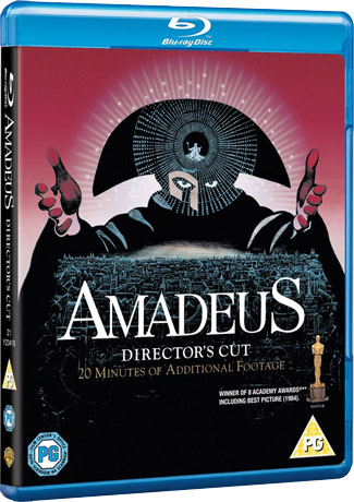 Blu-ray Amadeus (afbeelding kan afwijken van de daadwerkelijke Blu-ray hoes)