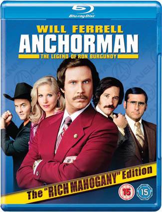 Blu-ray Anchorman: The Legend Of Ron Burgundy (afbeelding kan afwijken van de daadwerkelijke Blu-ray hoes)