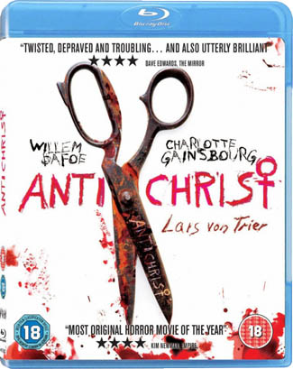 Blu-ray Antichrist (afbeelding kan afwijken van de daadwerkelijke Blu-ray hoes)