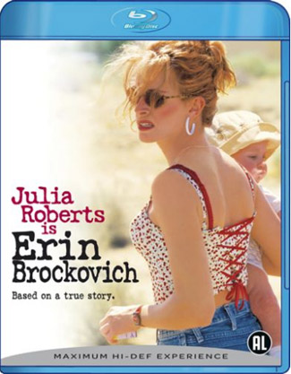 Blu-ray Erin Brockovich (afbeelding kan afwijken van de daadwerkelijke Blu-ray hoes)