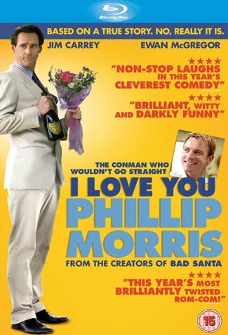 Blu-ray I Love You Phillip Morris (afbeelding kan afwijken van de daadwerkelijke Blu-ray hoes)