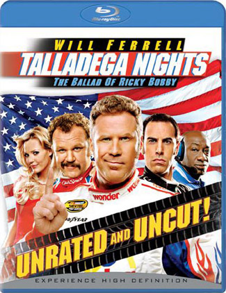 Blu-ray Talladega Nights: The Ballad of Ricky Bobby (afbeelding kan afwijken van de daadwerkelijke Blu-ray hoes)