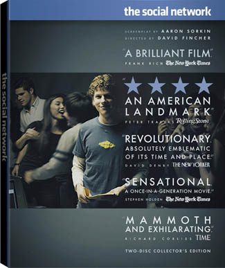 Blu-ray The Social Network (afbeelding kan afwijken van de daadwerkelijke Blu-ray hoes)