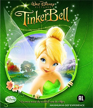 Blu-ray Tinker Bell (afbeelding kan afwijken van de daadwerkelijke Blu-ray hoes)