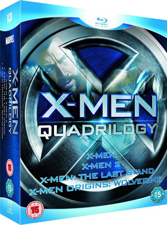 Blu-ray X-Men Quadrilogy (afbeelding kan afwijken van de daadwerkelijke Blu-ray hoes)